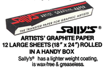 Saral Sallys Artist Graphite Paper - 18-inch x 24-inch - 12 Piece